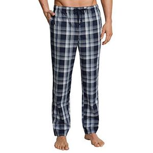 Schiesser Mix & Relax Broek Lang Pyjamabroek voor heren, Blauw (donkerblauw-gem. 835)-629