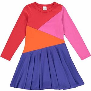 Fred'S World By Green Cotton Alfa Swing L/S jurk voor meisjes, casual jurk, Lollipop