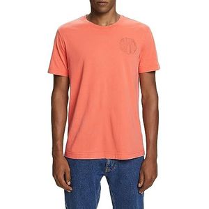 ESPRIT 083ee2k308 T-shirt heren, Donker koraal