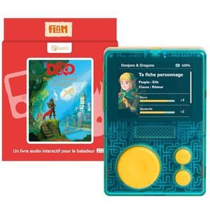 Lunii - Speelset FLAM Play D&D (Dungeons and Dragons-Hasbro) -voor kinderen van 7 tot 11 jaar - 2 interactieve audioboeken inbegrepen - Verhalenbox gemaakt in Frankrijk, 3760361141886