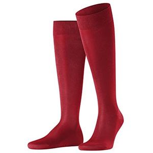 FALKE Tiago herensokken katoen zwart wit vele andere kleuren versterkte sokken zonder patroon ademend lange effen kleur high slim rood (Scarlet 8280), 39-40 EU, Rood (Scarlet 8280)