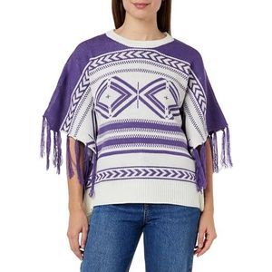 aleva Poncho pour femme 19025430-al04, violet, XS/S, violet, XS-S