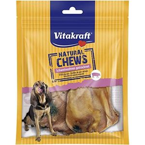 Vitakraft Natural Chews - varkensoren voor honden, 12 x 2 stuks
