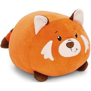 Doudou Chill-NICI Panda Rouge 30x34cm - orange - Peluche douce, adorable pour câliner et jouer, pour enfants et adultes, une excellente idée cadeau | 61697