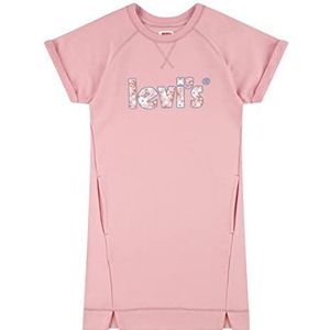 Levi's Kids LVG SS Sweatshirt Dress 4EH210, eendelig, rozenkwarts, 14 jaar meisjes, rozenkwarts, 14 jaar, Rozenkwarts