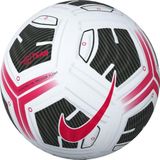 Nike FZ2979-100 Academy Plus Voetbal, uniseks, wit/zwart/helder karmozijnrood, maat 4