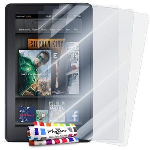 Screen Protector voor Amazon Kindle Fire 3 screen protector [UltraClear] [Transparant] + stylus en reinigingsdoek van Muzzano®®