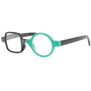 bril, origineel, groen en zwart, rond, vierkant, voor heren