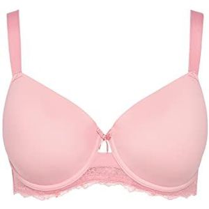 Ulla Popken Bügel-BH, Softschale, Cut-Out Soutien-Gorge, Flamingo Pink, 115B Femme, Flamingo Pink, 115B