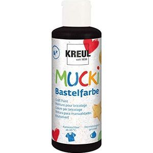 Kreul - Kleur om te knutselen, 80 ml, zwart, 641851, (1 stuk)