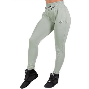 Gorilla Wear Pixley trainingsbroek zwart ademend comfortabel logo sport joggen lopen dagelijks training katoen polyester aantrekkelijke pasvorm, Groen