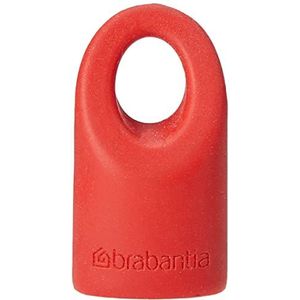 Brabantia 464003 opzetstukken, roestvrij staal/siliconen, rood, 4 stuks