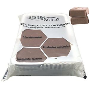 Sesiomworld Wax Low Fusion Chocolate met Cacao, 1 kg, 1000 g