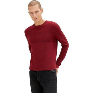 TOM TAILOR Herentrui, 30315 - Burgundy Melange, XL, 30315 - Burgundy Melange