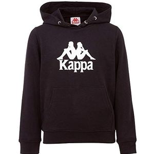 Kappa Sweatshirt, zwart, 176 unisex, zwart, 62, zwart.