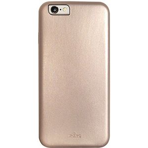 Puro Vegan beschermhoes voor iPhone 6 Plus, kunstleer, goudkleurig