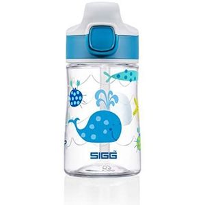 SIGG Miracle Ocean Friend kinderdrinkfles (0,35 l), met één hand bedienbare waterfles met dicht deksel, herbruikbare drinkfles van duurzaam Tritan