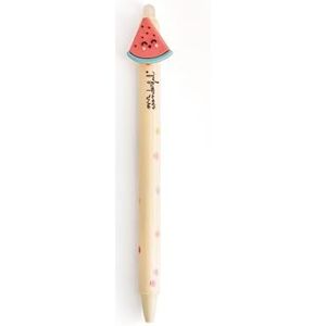 Mr. Wonderful Mr.Wonderful - uitwisbare pen - watermeloen - uitwisbare pen met watermeloen aan het einde - inktkleur: blauw