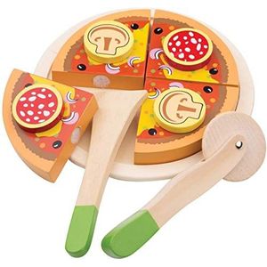 New Classic Toys Pizza voor het snijden van Salami, 586, meerkleurig