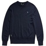 G-STAR RAW Premium Core R Knit Sweater Heren, Blauw (Salute D21931-b692-c742)