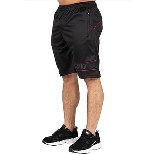 GORILLA WEAR Branson herenshorts, rood, S, Rood