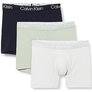 Calvin Klein Boxershorts voor heren, 3 stuks (3 stuks), Beloved Bl, Asfalt Gry, Dragon Fly
