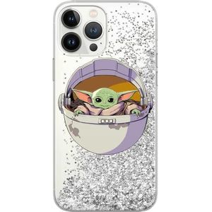 ERT GROUP Mobiele telefoon beschermhoes voor Apple iPhone 11 Pro Max Origineel en officieel gelicentieerd product Star Wars motief Baby Yoda 026 met glittereffect