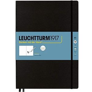 LEUCHTTURM1917 362354 Master schetsboek, hardcover, 112 pagina's, 150 g/m², zwart