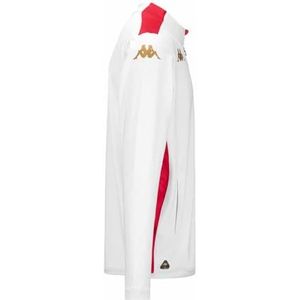 KAPPA ARUN PRO 8 MONACO SWEAT | WHITE/RED | Size 3XL