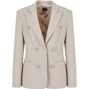 Armani Exchange Pisco blazer voor dames, duurzaam, monogram, Pisco, XS, Pisco