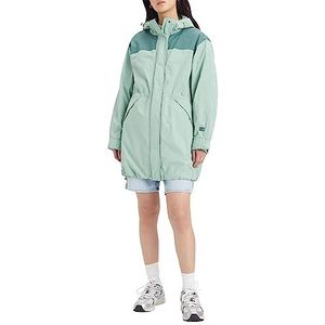 Levi's Misty regenjas voor dames, graniet groen, M, Groen graniet.