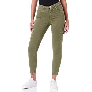 BOSS Skinny Cargo 4.0 jeansbroek voor dames, Donkergroen, 50