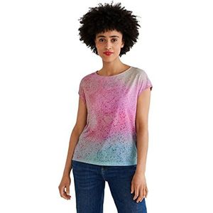 Street One A319466 T-shirt voor dames met korte mouwen, Heet Roze.