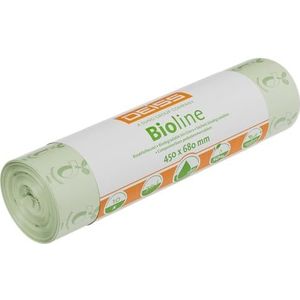DEISS Bioline Biologisch afbreekbare vuilniszakken, 30 l, 10 Stuk