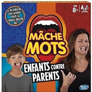 Hasbro Speak Out Kids tegen ouders, gezelschapsspel voor het hele gezin, bordspel, Franse versie