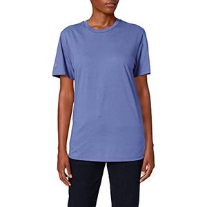 Trigema Dames-T-shirt van 100% biologisch katoen, jeansblauw C2c 543