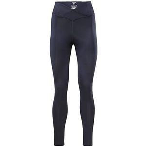 Reebok High Waist Basic Workout Leggings voor dames, Vector Navy, XL Korte tailleband, Vector Navy