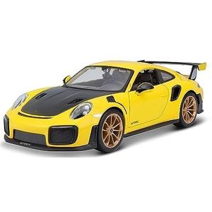 Maisto -1/24 Porsche 911 GT2 RS auto, M31523, geel en zwart