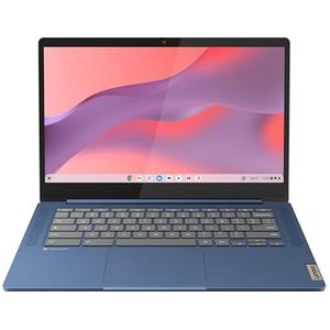 Lenovo IP Slim 3 14 inch Full HD Chromebook Laptop - (MediaTek Kompanio 520, 8 GB RAM, 128 GB eMMC, ChromeOS, WiFi 6) - Abyss Blue, exclusief Amazon