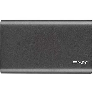 PNY Elite 480 GB USB 3.1 Portable Solid State Drive (SSD) - (PSD1CS1050-480-FFS), zwart
