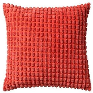 Dutch Decor Rome kussensloop, polyester, 45 x 45 cm, koraal