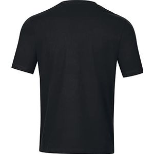 Jako Base heren T-shirt, lichtgrijs gemêleerd, XXL, 6165, zwart.