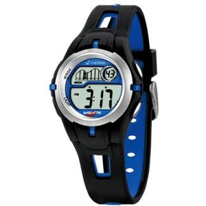 Calypso - K5506/3 – jongenshorloge – kwarts – digitaal – verlichting – stopwatch – alarm – armband van rubber, meerkleurig, armband, Meerkleurig, armband