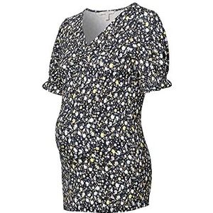 ESPRIT Maternity Ss AOP zwangerschapsshirt voor dames, nachthemelsblauw 485