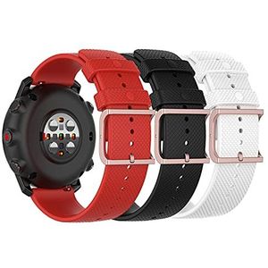 Chofit Set van 3 polsbandjes compatibel met Polar Vantage M2 22 mm Qucik Release horlogeband zachte waterdichte siliconen reservearmband voor Vantage M2/Vantage M smartwatch