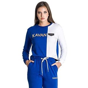 Gianni Kavanagh Blue Block sweatshirt voor dames, Blauw