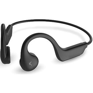 KSIX Astro Draadloze bluetooth-sporthoofdtelefoon met microfoon voor oproepen, open comfort bij het hardlopen, spraakassistenten, waterdicht, touch-bediening, 7 uur batterijduur, USB-C