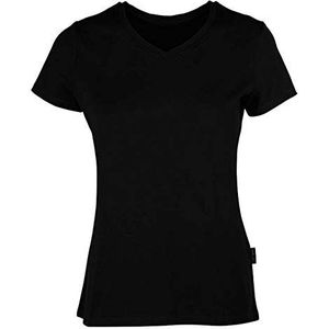 HRM T-shirt voor dames, zwart.