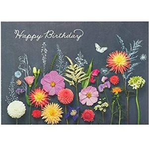 UK Greetings 535787-0-1 verjaardagskaart voor dames, bloemenmotief