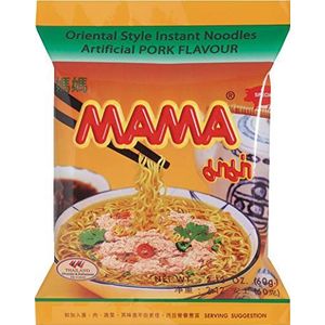 MAMA Instant noedels varkensmaken noedelsoep oosterse stijl authentiek Thaise koken 24 x 60 g